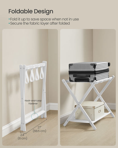 Luggage Racks for Guest Room, Set of 2 - HWLEXTRA 