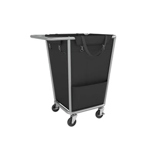 Laundry Basket with Wheels, 34.3 Gallons (130 L), Ink Black