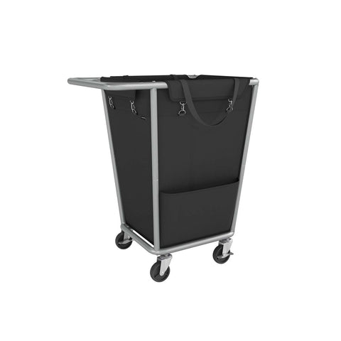 Laundry Basket with Wheels, 34.3 Gallons (130 L), Ink Black