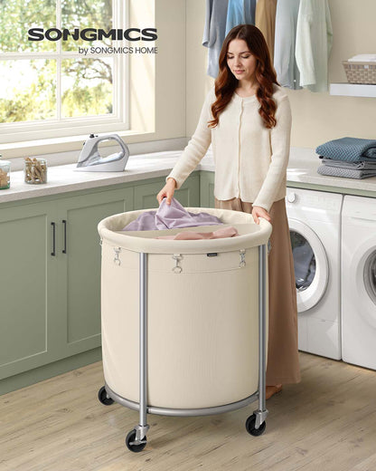 63.5 Gal. Laundry Basket with Wheels
