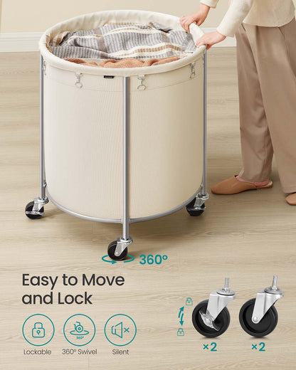 63.5 Gal. Laundry Basket with Wheels