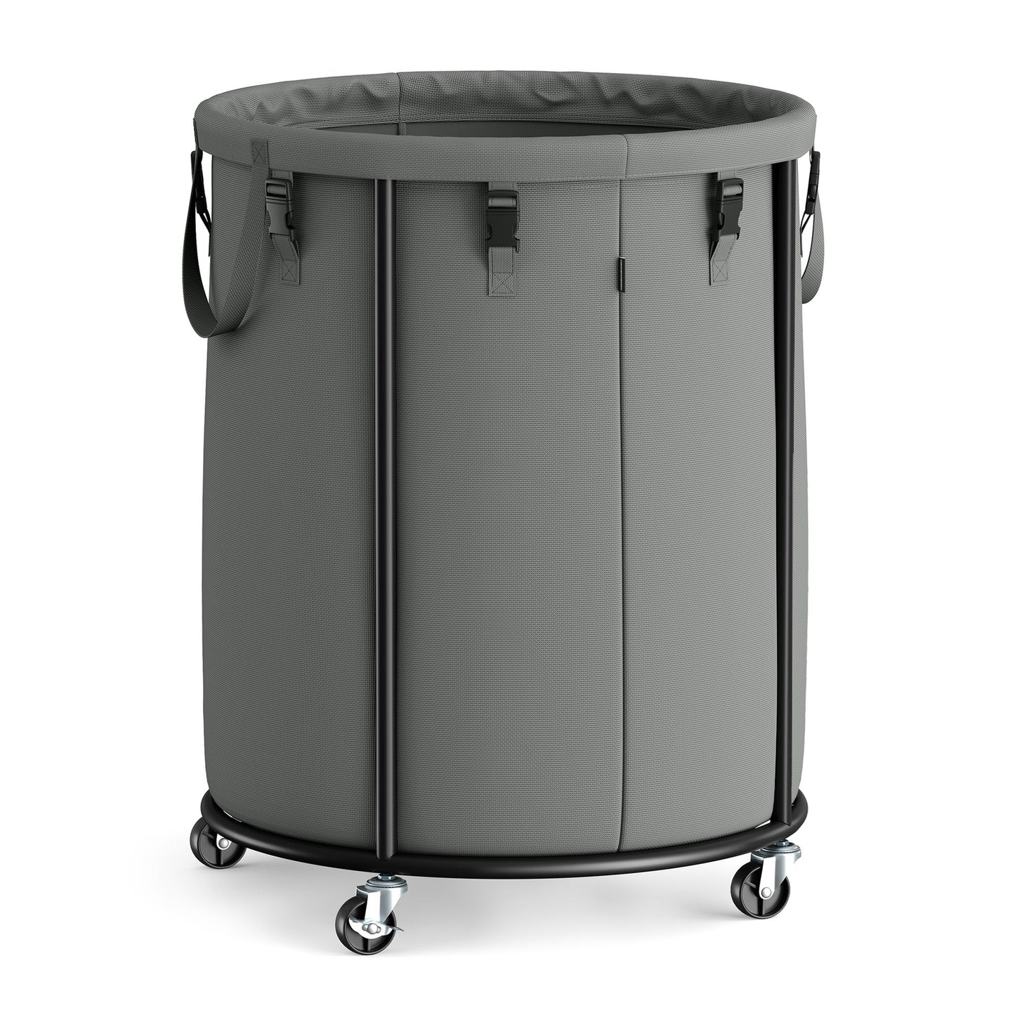Laundry Basket with Wheels, Rolling Laundry Hamper with Steel Frame - image 17