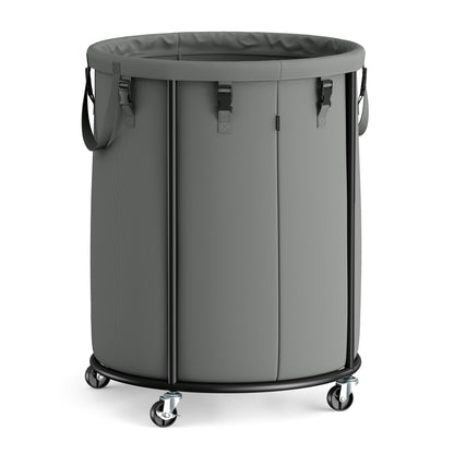 Laundry Basket with Wheels, Rolling Laundry Hamper with Steel Frame - image 17