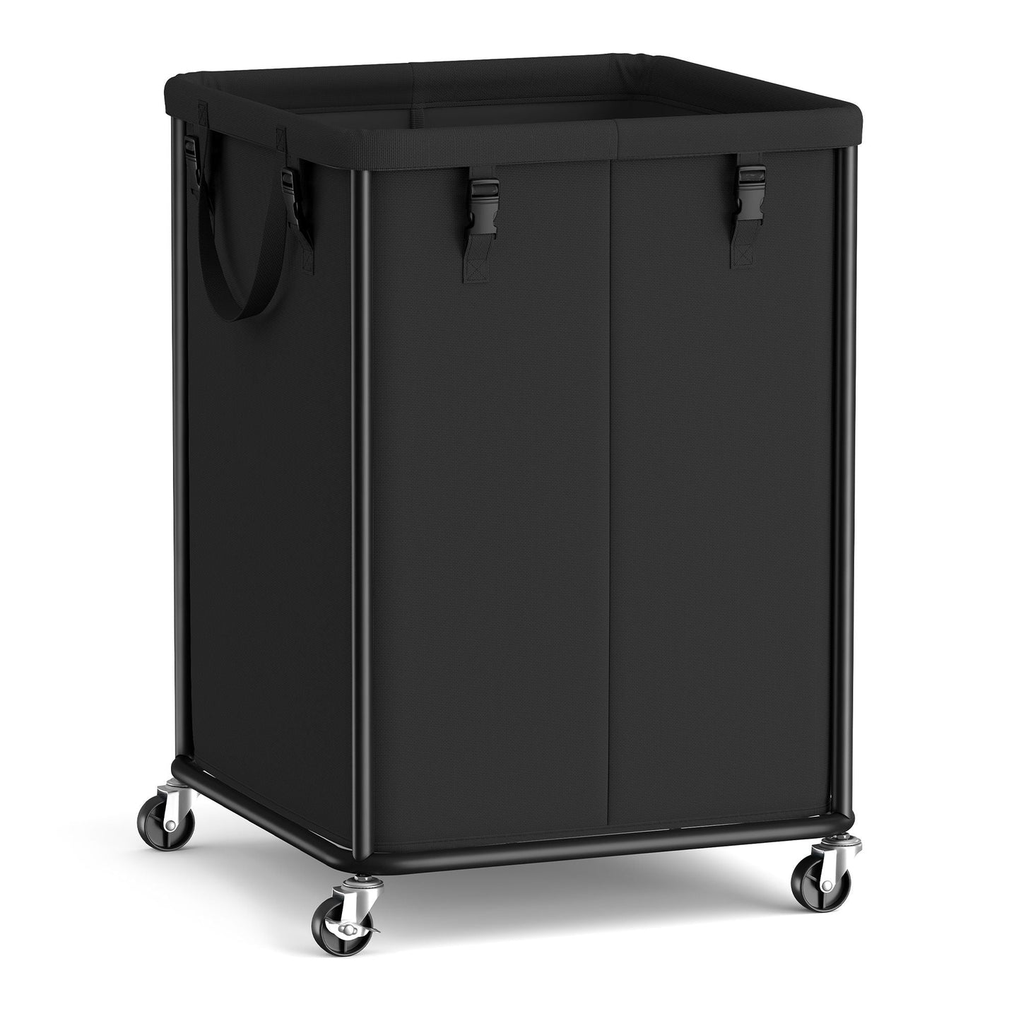 Laundry Basket with Wheels, Rolling Laundry Hamper with Steel Frame - image 18