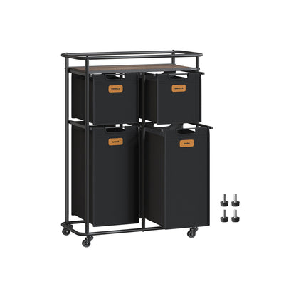 Laundry Basket with Wheels, 39.6 Gal. (150 L)