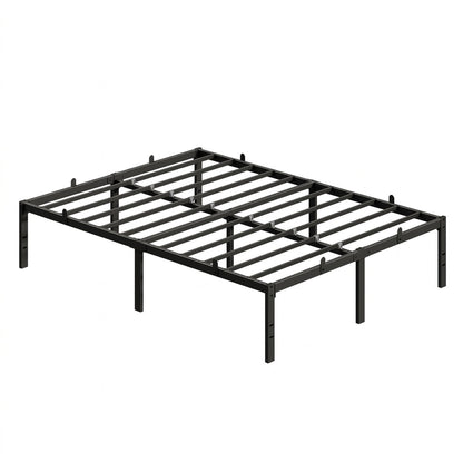 Black Steel Bed Frame — 140 x 190 cm - image 1