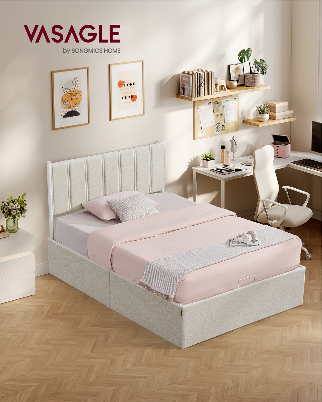 Lift Up Storage Bed Frame Full Size