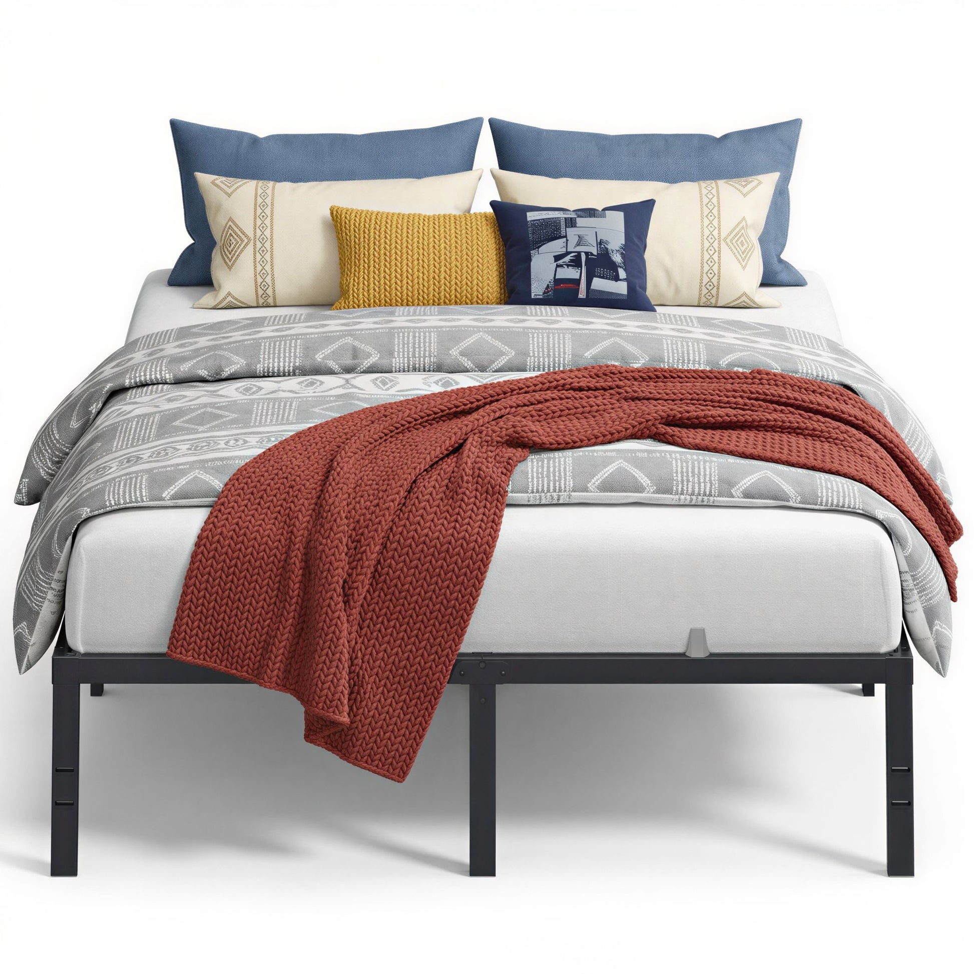 Twin Metal Bed Frame 16 Inches Tall - image 17