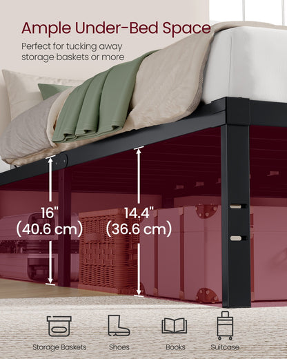Twin Metal Bed Frame 16 Inches Tall - image 16