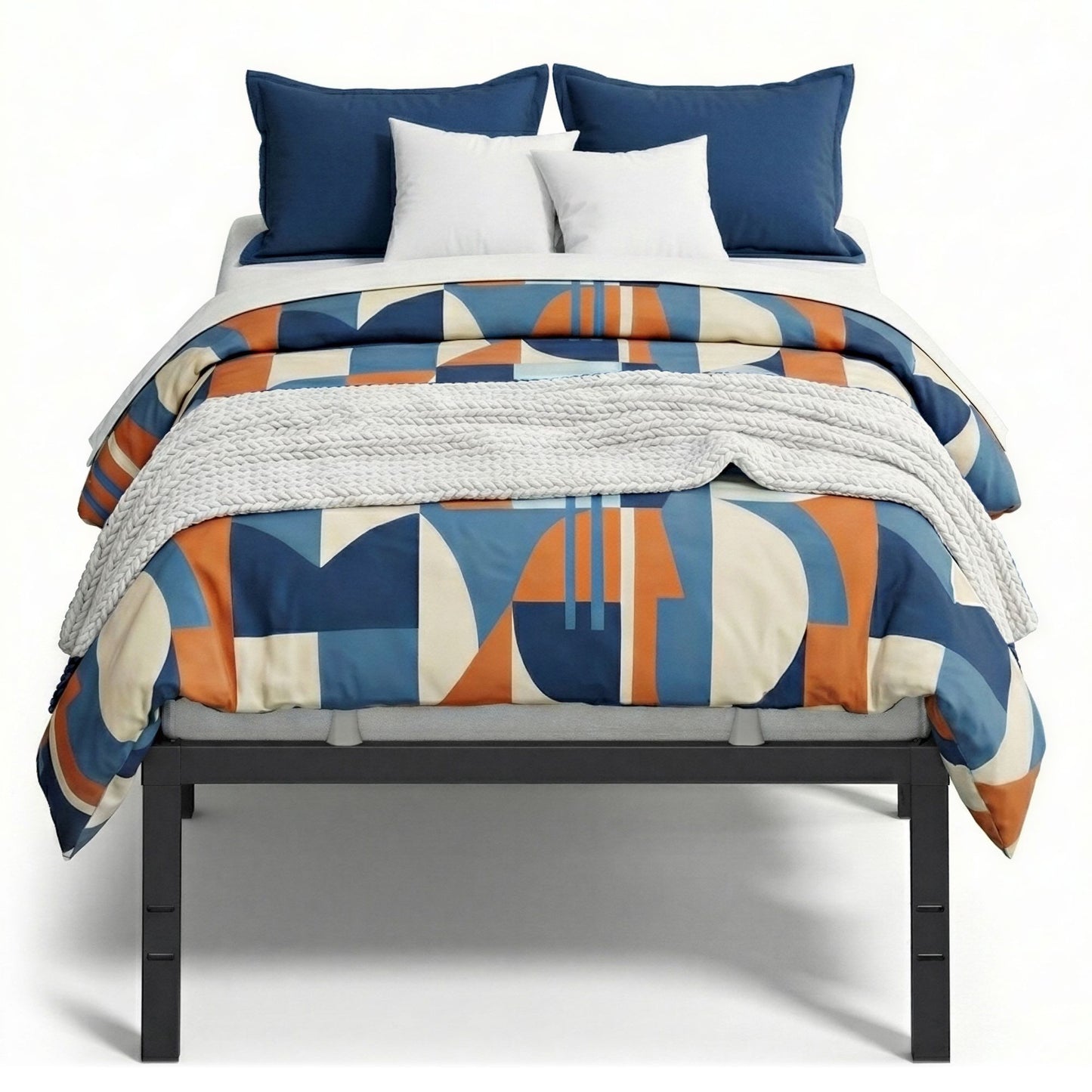 Twin Metal Bed Frame 16 Inches Tall - image 1