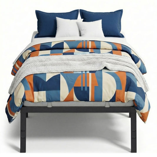 Twin Metal Bed Frame 16 Inches Tall - image 1