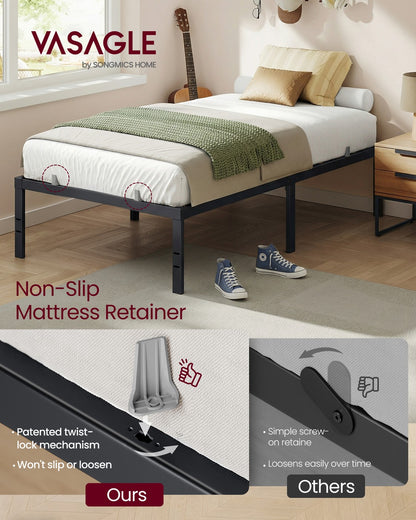 Twin Metal Bed Frame 16 Inches Tall - image 3