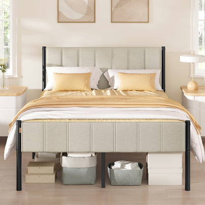 Single Bed Frame 90 x 190 cm 250 kg Weight Capacity Slate Grey - image 32