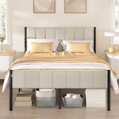 Single Bed Frame 90 x 190 cm 250 kg Weight Capacity Slate Grey - image 31