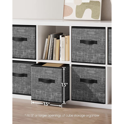 Non-Woven Fabric Storage Cubes with Double Handles - HWLEXTRA 