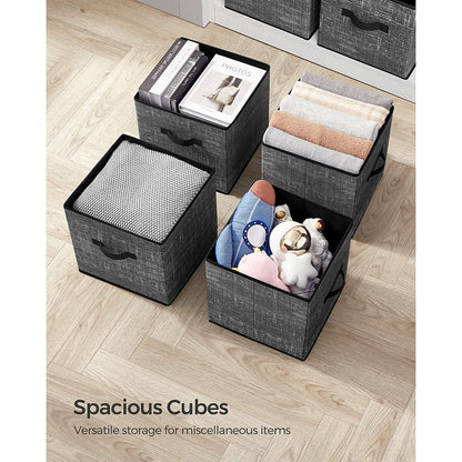 Non-Woven Fabric Storage Cubes with Double Handles - HWLEXTRA 