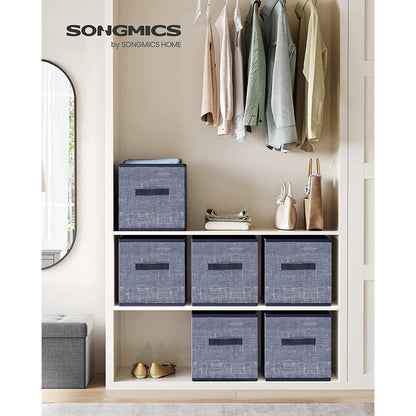 Non-Woven Fabric Storage Cubes with Double Handles - HWLEXTRA 