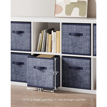 Non-Woven Fabric Storage Cubes with Double Handles - HWLEXTRA 