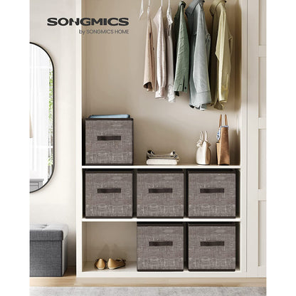 Non-Woven Fabric Storage Cubes with Double Handles - HWLEXTRA 