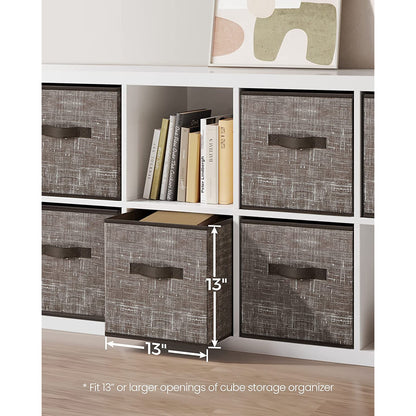 Non-Woven Fabric Storage Cubes with Double Handles - HWLEXTRA 