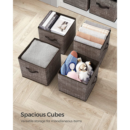 Non-Woven Fabric Storage Cubes with Double Handles - HWLEXTRA 