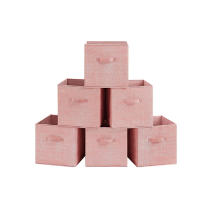 Non-Woven Fabric Storage Cubes with Double Handles - HWLEXTRA 