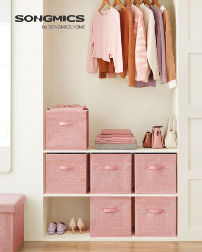 Non-Woven Fabric Storage Cubes with Double Handles - HWLEXTRA 