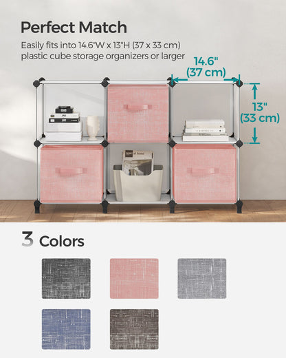 Non-Woven Fabric Storage Cubes with Double Handles - HWLEXTRA 