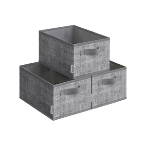 Set of 3 Fabric Storage Bins