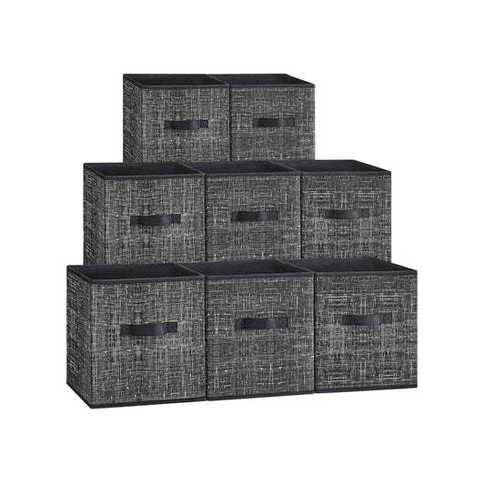 Set of 8 Foldable Storage Cubes - HWLEXTRA 
