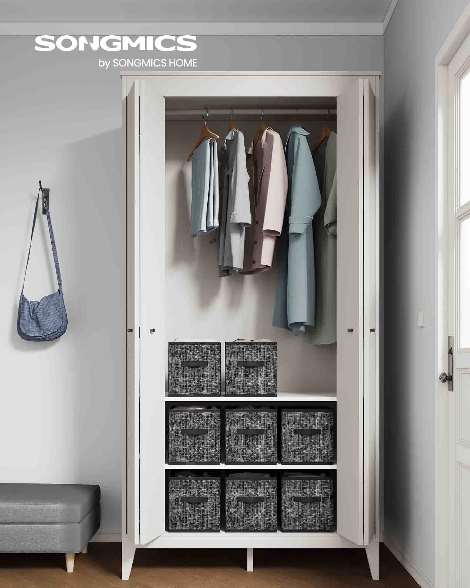 Set of 8 Foldable Storage Cubes - HWLEXTRA 