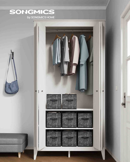 Set of 8 Foldable Storage Cubes - HWLEXTRA 