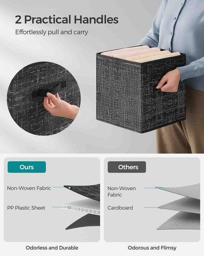 Set of 8 Foldable Storage Cubes - HWLEXTRA 