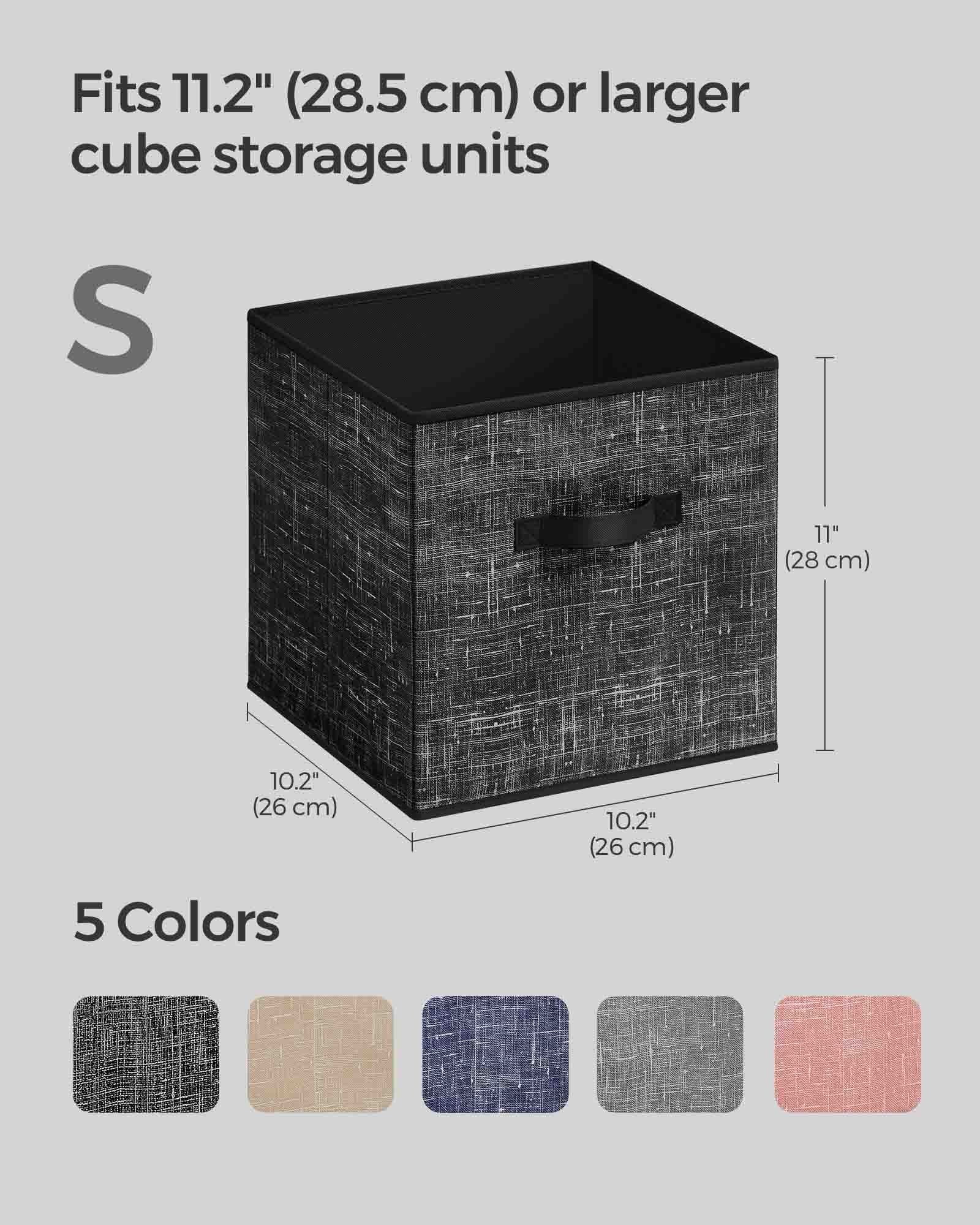 Set of 8 Foldable Storage Cubes - HWLEXTRA 