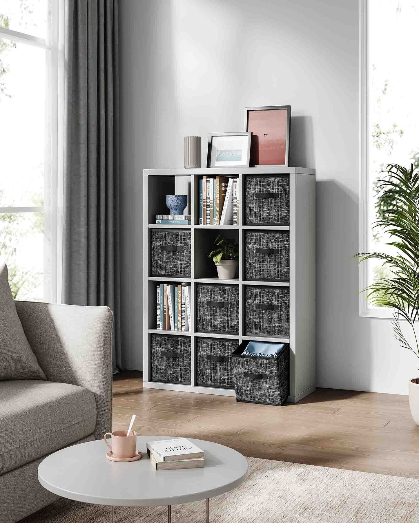 Set of 8 Foldable Storage Cubes - HWLEXTRA 