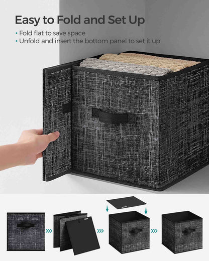 Set of 8 Foldable Storage Cubes - HWLEXTRA 