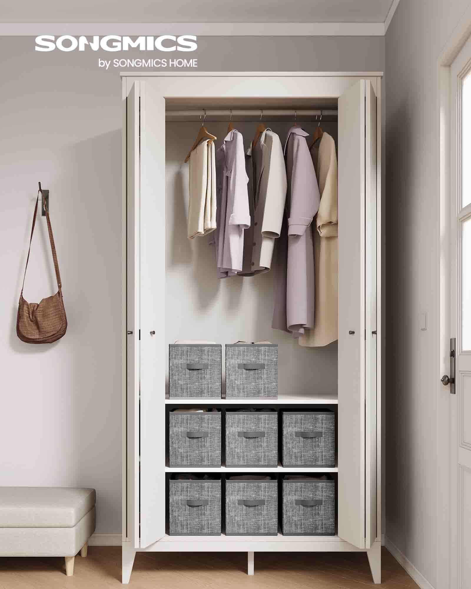 Set of 8 Foldable Storage Cubes - HWLEXTRA 
