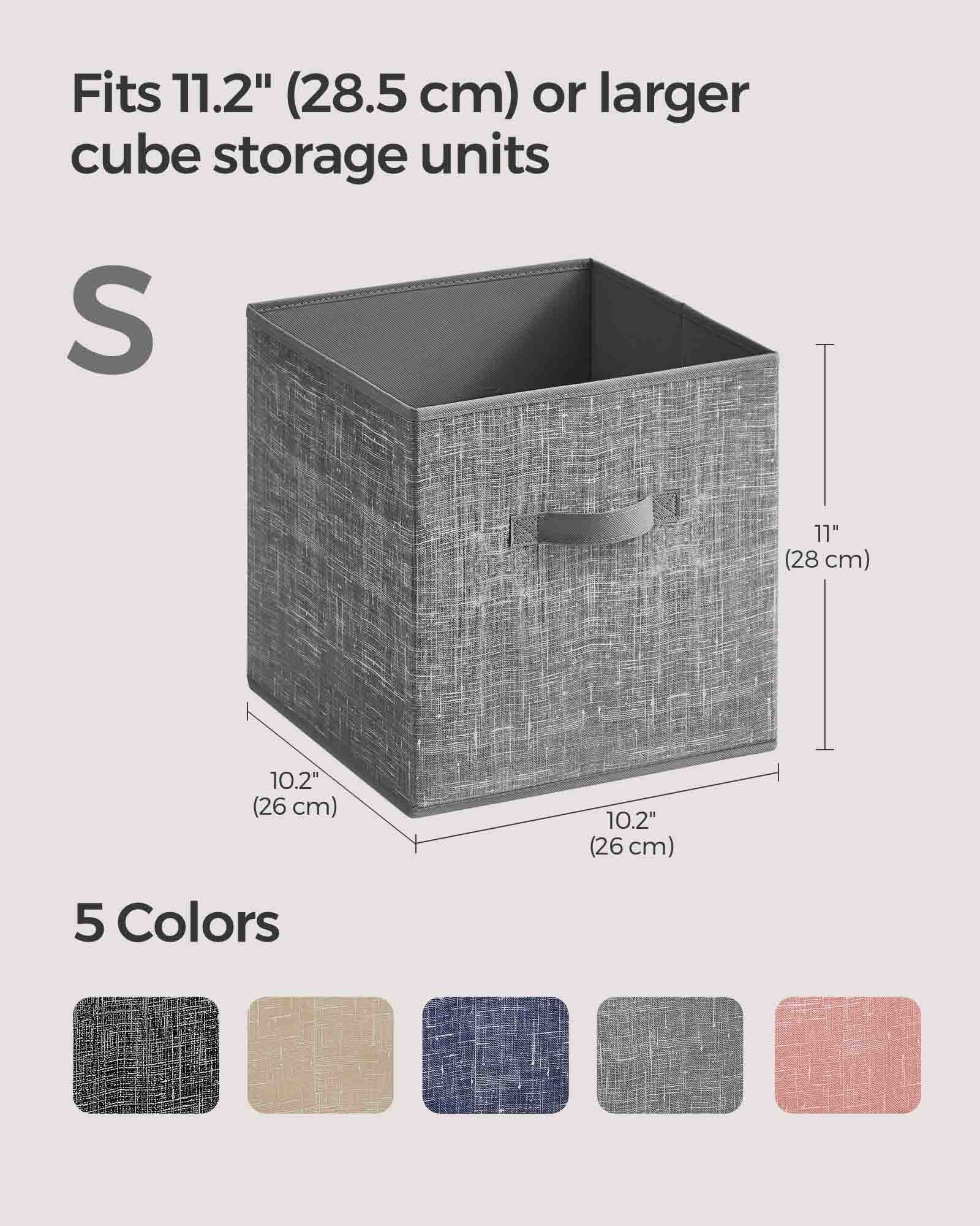 Set of 8 Foldable Storage Cubes - HWLEXTRA 