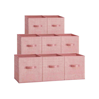 Set of 8 Foldable Storage Cubes - HWLEXTRA 