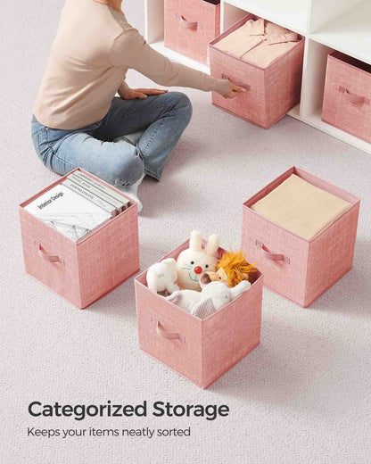 Set of 8 Foldable Storage Cubes - HWLEXTRA 
