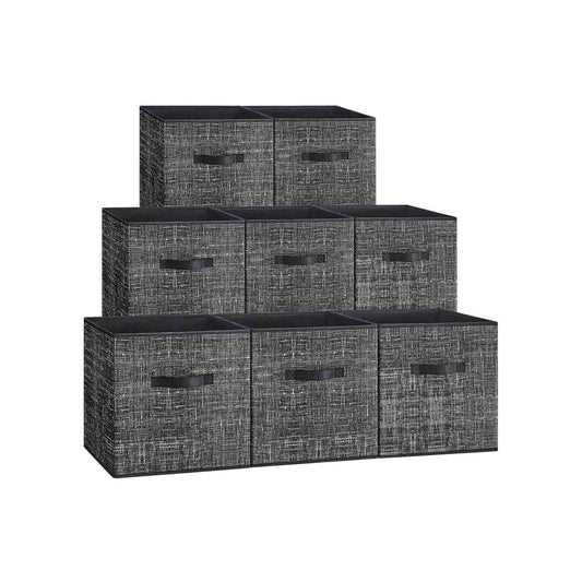 Set of 8 Foldable Storage Cubes - HWLEXTRA 