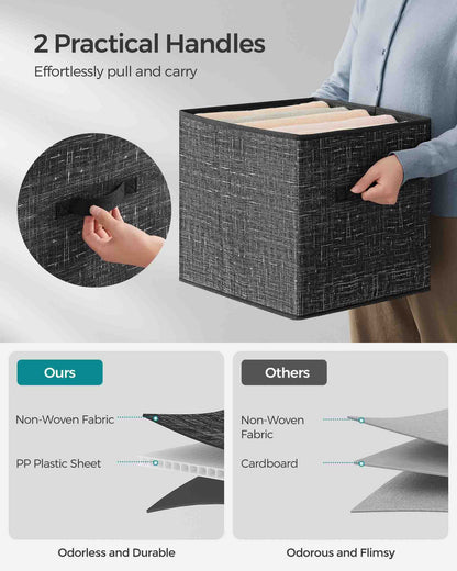 Set of 8 Foldable Storage Cubes - HWLEXTRA 