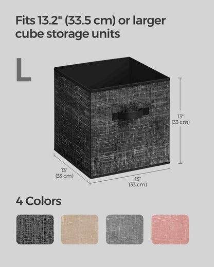 Set of 8 Foldable Storage Cubes - HWLEXTRA 