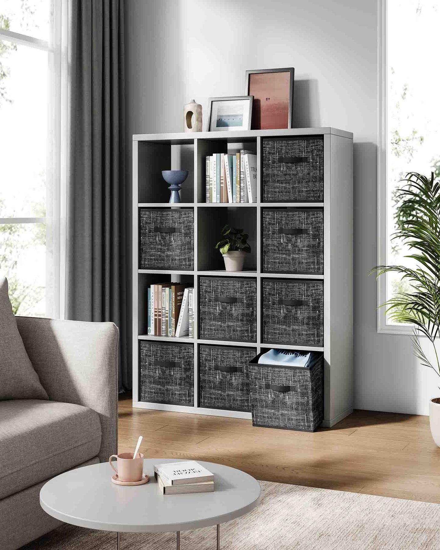 Set of 8 Foldable Storage Cubes - HWLEXTRA 