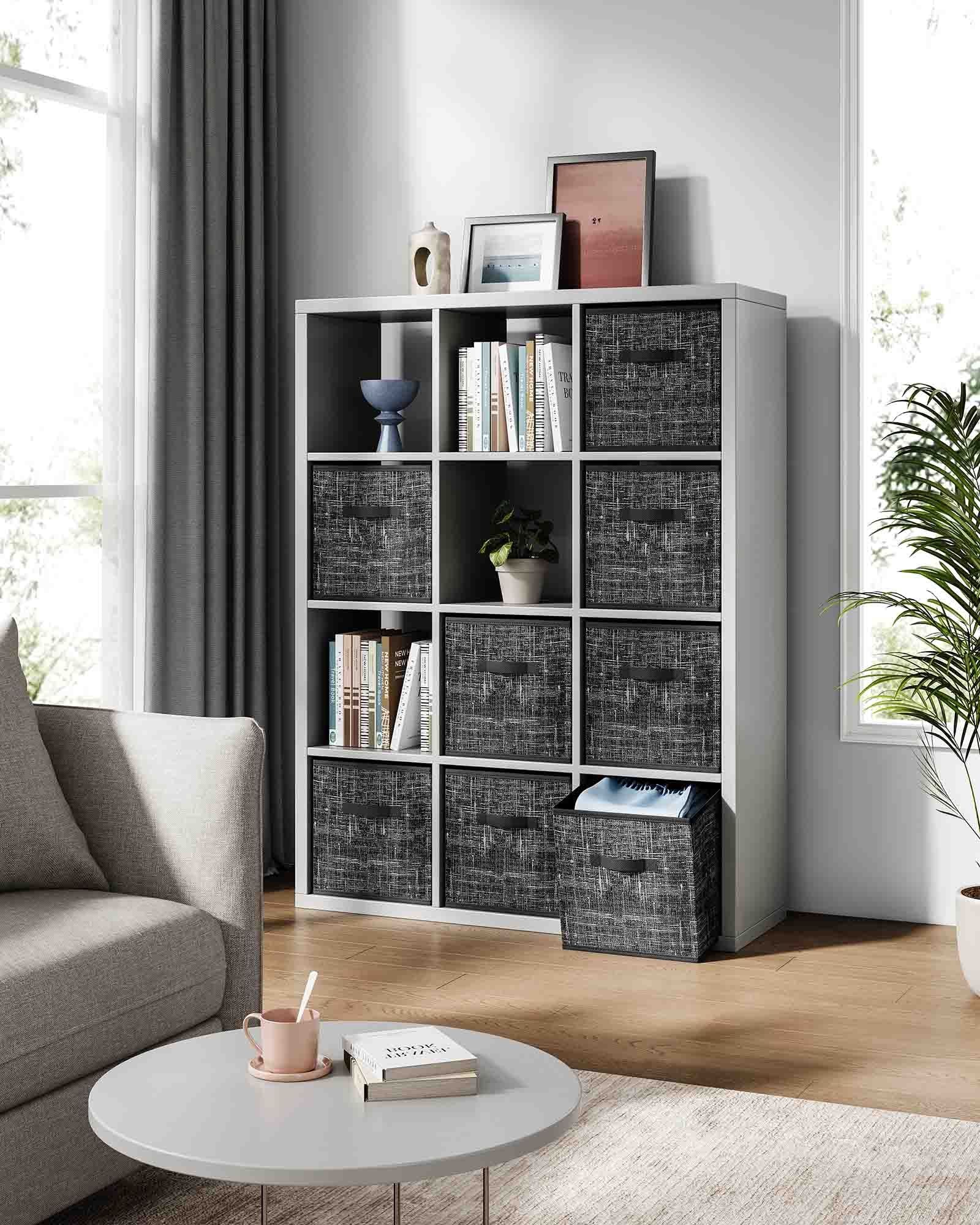 Set of 8 Foldable Storage Cubes - HWLEXTRA 