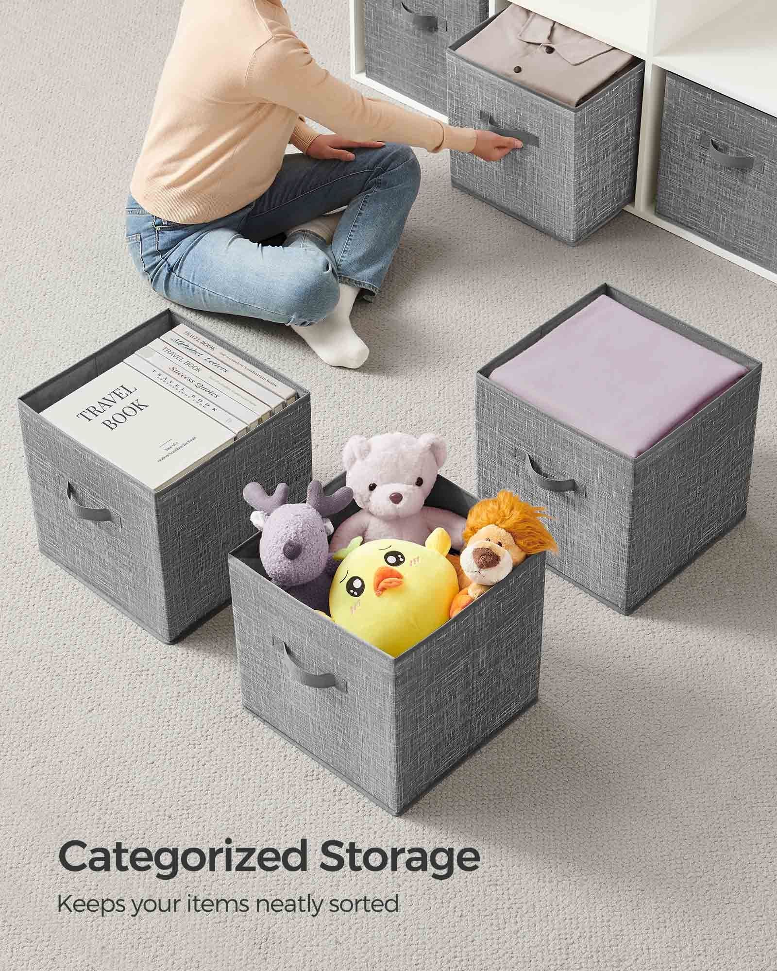 Set of 8 Foldable Storage Cubes - HWLEXTRA 