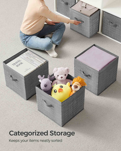 Set of 8 Foldable Storage Cubes - HWLEXTRA 