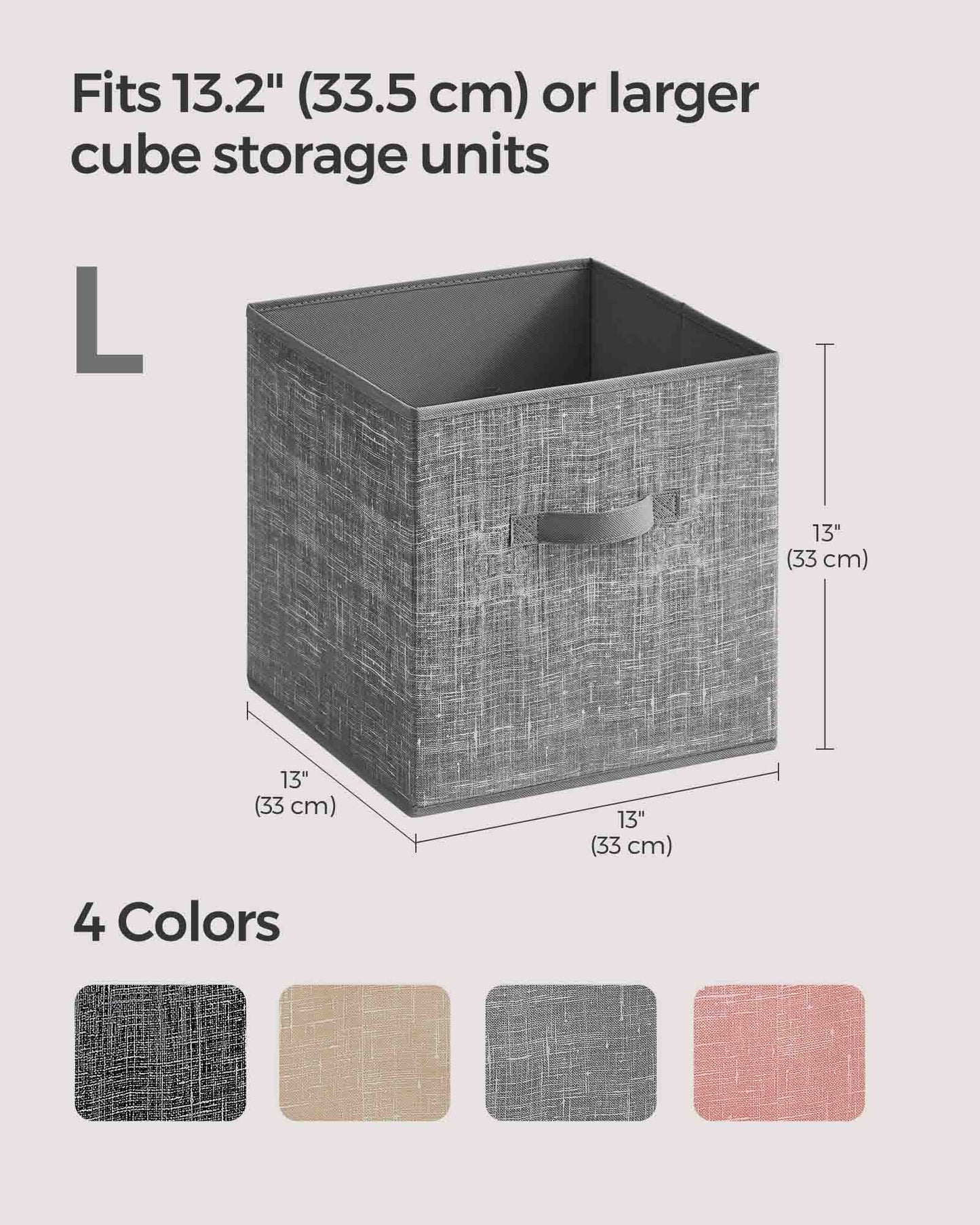 Set of 8 Foldable Storage Cubes - HWLEXTRA 