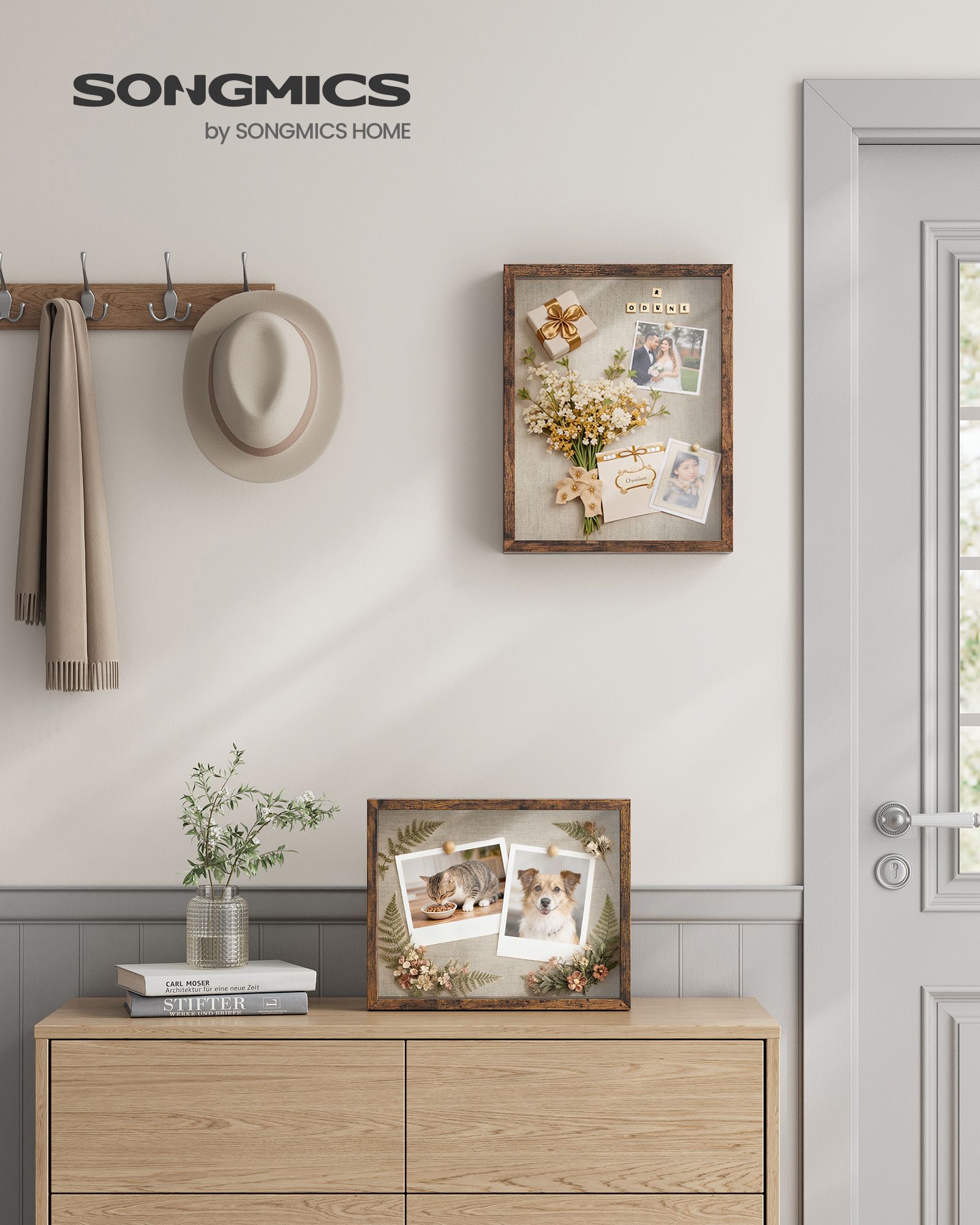 11x14 Shadow Box Frame, Rustic Brown