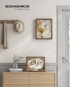 11x14 Shadow Box Frame, Rustic Brown